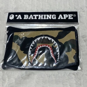 2017 Bape A Bathing Ape YELLOW 1st Camo Shark Mask AUTHENTIC - Picture 1 of 7
