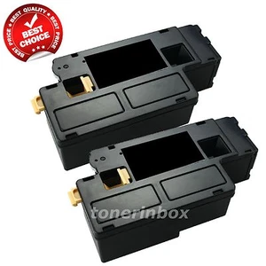 Tóner negro 2pk 331-0778 para Dell Color Laser 1250c 1350cnw 1355cn 1355cnw - Imagen 1 de 2