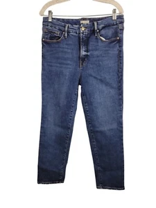 GOOD AMERICAN Good Legs High Rise Skinny Stretch Jeans Sz 12/31 Indigo - Picture 1 of 11