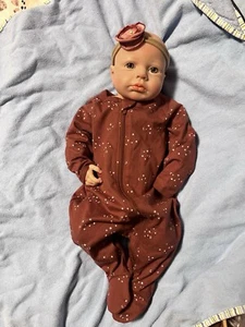 Reborn Full Body Silicone Baby Girl 18" Infant Doll Floppy Soft 6 LBS - Picture 1 of 8