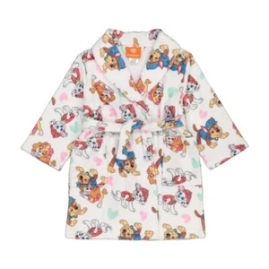 PAW Patrol Toddler Girls Pajama Robe Plush Velvet Fleece Bathrobe, 2T - Picture 1 of 9