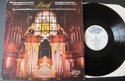 CADENZA UACL10014 BACH PRELUDES FUGUES ETC ORGAN LP KLINDA (1979) NM- ENGLAND - Image 1 of 3