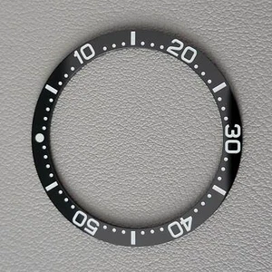 Bisel de cerámica SEIKO SKX007 SKX009 negro SKX (estilo 62 mas) plano C3 - Imagen 1 de 2