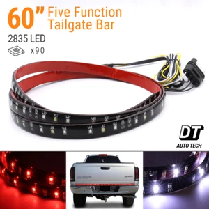 60" Flexible 5-Function LED Strip Tailgate Bar Brake Signal Light Truck SUV - Picture 1 of 5