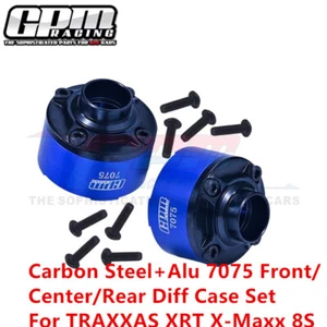 GPM Carbon Steel+Alu 7075 Front/Center/Rear Diff Case For TRAXXAS XRT X-Maxx 8S - Picture 1 of 7