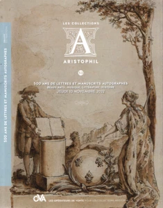 ARISTOPHIL N° 53 500 ANS DE LETTRES ET MANUSCRITS AUTOGRAPHES CATALOGUE DROUOT - Imagen 1 de 4