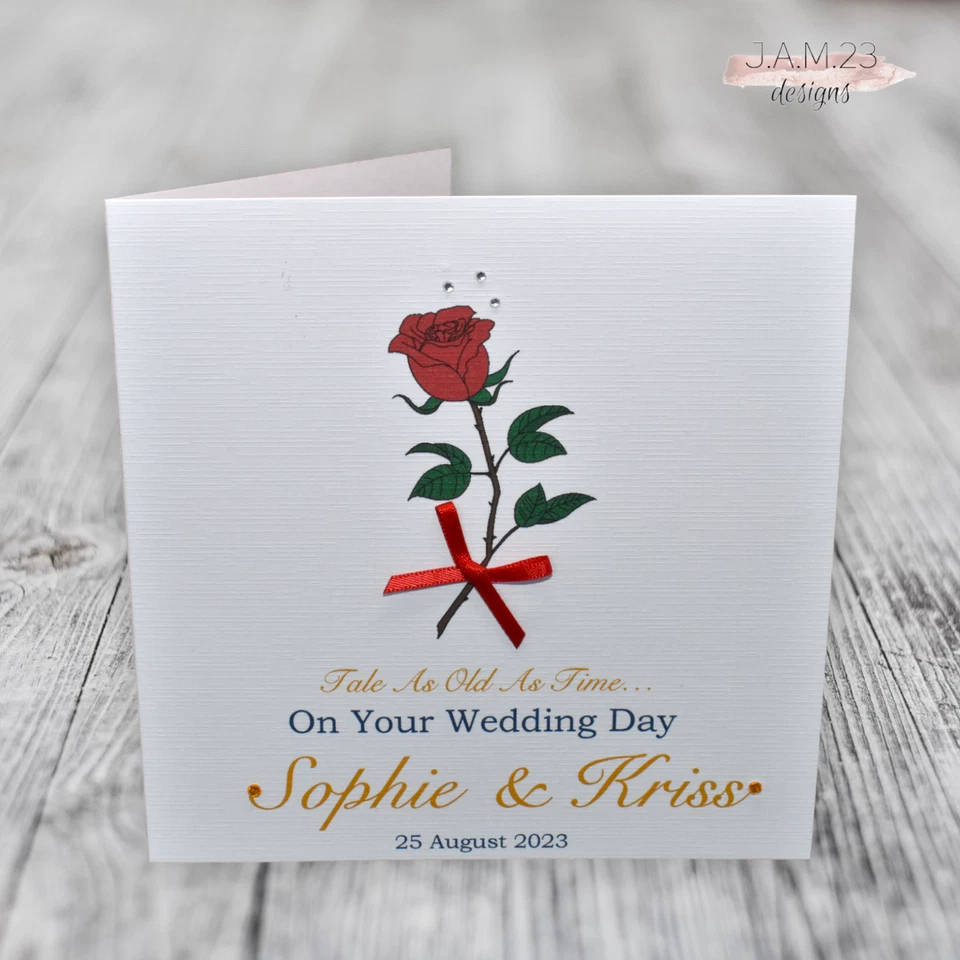 Personalised Wedding Day Card Fairy Tale - Image 1 of 4