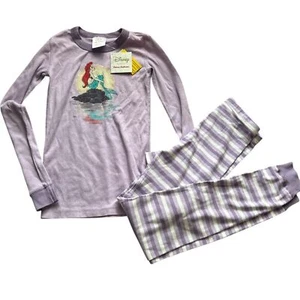 Hanna Andersson Disney collection  Ariel long sleeve Pj Set size 130 New - Picture 1 of 3