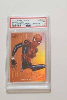 2017 Spider-Girl Marvel Spider-Man Precious Metal Gems PSA 7 PMG /199 bronze - Image 1 of 4