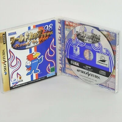 WORLD CUP 98 FRANCE Soccer Sega Saturn ccc ss - Image 1 of 2