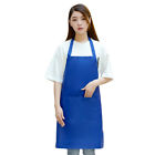 Adult Women Men Waterproof Oil-proof Apron Dining Kitchen Bar Cooking Aprons