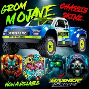 ARRMA MOJAVE GROM - RC CHASSIS protector skin - loads of designs! durable skinz - Picture 1 of 16