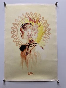 Pop Art Print - Hi-Def Willy - Native- Flowers Spiritual- Mindzai Creative MC4 - Picture 1 of 17