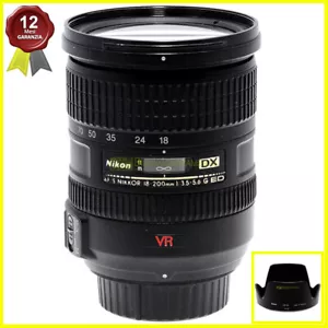 Nikon AF-S zoom Nikkor 18/200mm f3,5-5,6 G ED VR obiettivo zoom per digitali - Imagen 1 de 5