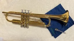 YAMAHA YTR-1335 Trompeta Oro Bb De Japón USADA Con Estuche Envío Gratis - Imagen 1 de 10