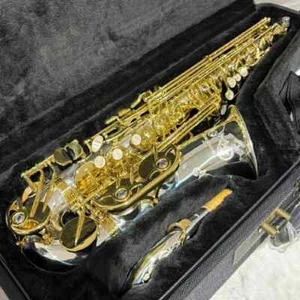 Yanagisawa A-WO37 Eb Silver Alto Saxophone Hardcase - Picture 1 of 6