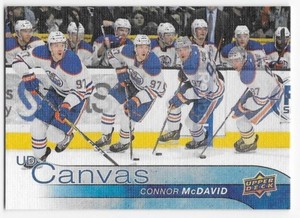 16/17 UPPER DECK SERIES 1 UD CANVAS Hockey (#C1-C50) U-Pick From List