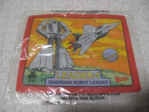 Vintage 80's 1986 Wendy's TONKA Gobots LEADER-1 Guardian Robot Leader 4x5" Patch - Picture 1 of 2