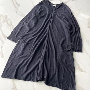 ISSEY MIYAKE Hard to obtain Plantation Long Dress Silk Blend F/S from Japan - Picture 1 of 10