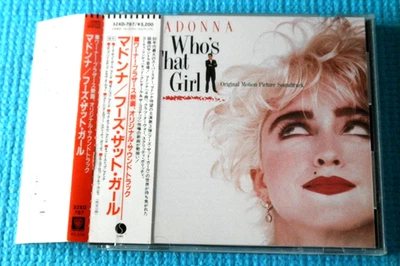 MADONNA CD Who's That Girl Original Sound Track 1987 OOP Japan OBI 32XD-787 - Image 1 of 4