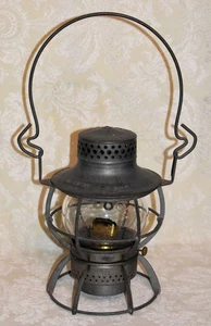 183a. ATCHISON TOPEKA & SANTA FE RAILROAD DRESSEL 9 1/4" LANTERN - VERY CLEAN - Picture 1 of 9