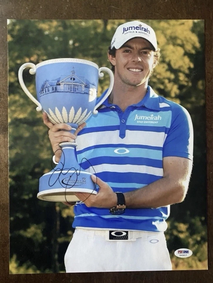 Фотография победителя Рори Макилроя из Golf 2025 Masters подписанная 11x14 с сертификатом подлинности PSA - Изображение 1 из 1