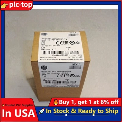 NEW AB 1764-MM1RTC 1764MM1RTC MicroLogix 1500 Memory Module US Free Tax - Image 1 of 3