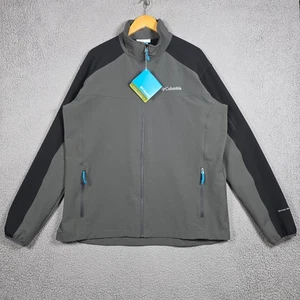 Columbia Jacket Mens Size Large Gray Full Zip Omni Shield Shadow Heights Shell - Picture 1 of 10
