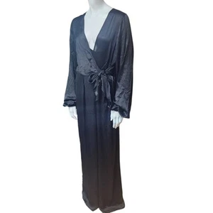 Neu mit Etikett Lulus eleganter schwarzer Jumpsuit mit langen Ärmeln (L) - Bild 1 von 5
