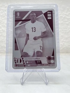 Topps Match Attax Euro 24 France Printing Plate Fra 10 Youssouf Fofana 1of1 1/1 - Picture 1 of 2
