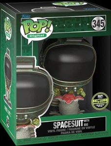 FUNKO POP! DIGITAL ALIENS #345 SPACESUIT WITH EGG 2200 PC - Picture 1 of 8