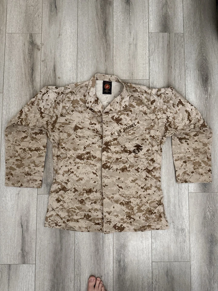 Blusa Cuerpo de Marines de los Estados Unidos Desierto Bronceado Marpat Camuflada MCCUU USMC Digital Grande Larga Top Foto 1 de 1