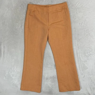 Etcetera оранжевый Bootcut Расклешенный платье брюки размер 6 цветной брюки ретро мод - Изображение 1 из 4