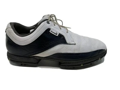 *RARO* ZAPATOS DE GOLF NIKE TOUR PREMIUM 2010 PARA HOMBRE 379220-101 NUEVOS BLANCOS/NEGROS ¡11,5 M NÍTIDOS! Foto 1 de 4