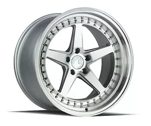 One 19x11 AodHan Ds05 5x114.3 +22 Silver w/Machined Face Wheel - Picture 1 of 3