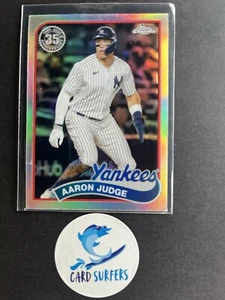 2024 Topps Chrome - 1989 Topps Baseball #89CB-2 Aaron Judge - Picture 1 of 2