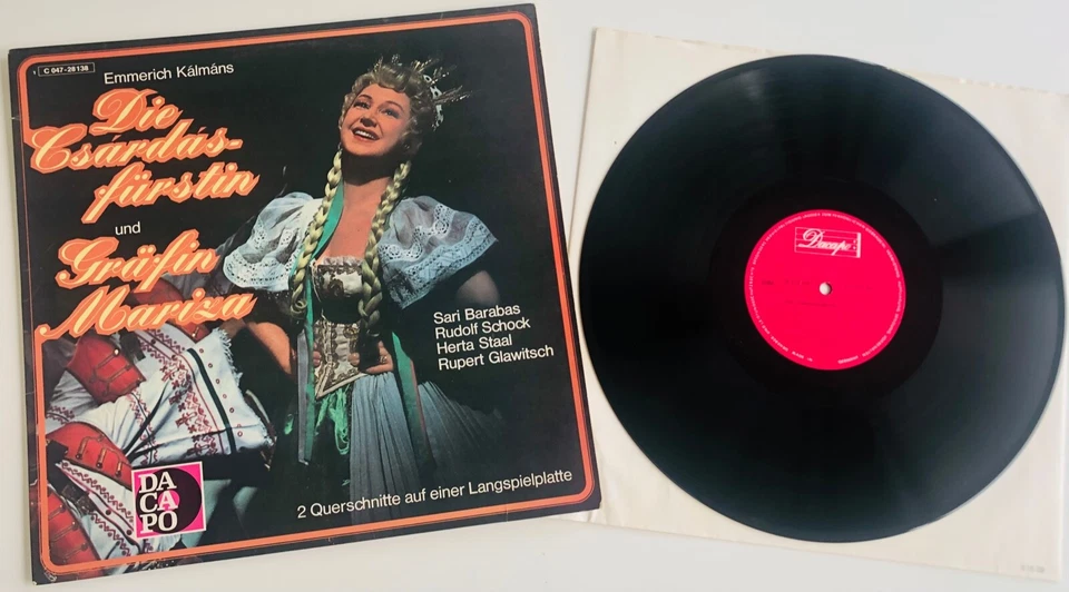 RARE Emmerich Kalman Die Csardasfurstin Grafin Mariza Vinyl Album Record LP - Image 1 of 4