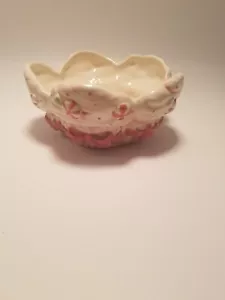 Deb Malewski-Next Day Art Cupcakes Decorative Ceramic Bowl Pink Green - Picture 1 of 5