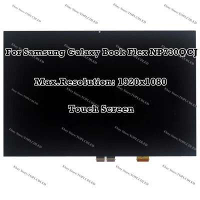 13" Samsung Galaxy Book Flex NP730QCJ-K03US FHD LCD Screen Touch Panel Assembly - Image 1 of 4