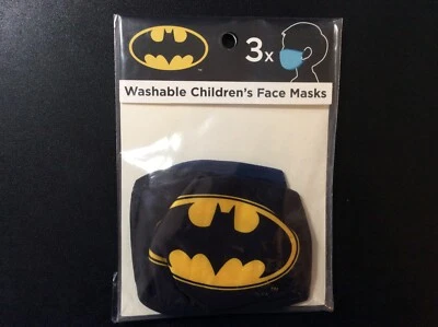 3 Pack Children's Washable Face Masks-Your Choice:Jojo Siwa Or Batman New Sealed - Image 1 of 4