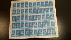 FRANCOBOLLI ITALIA FOGLIO COMPLETO LIRE 15 - 1963 - GIORNATA DEL FRANCOBOLLO-4+ - Foto 1 di 1