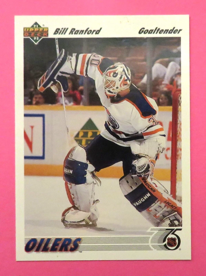 1991-92 Upper Deck, Edmonton Oilers - BILL RANFORD - Image 1 of 1