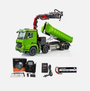 1/14 LESU RC Hydraulic Crane Dump Truck for 8x8 RTR Electric Dump Vehicle - Picture 1 of 24