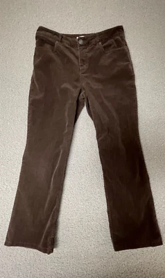 Pantalones de pana Pendleton para mujer talla 12 marrón informal bolsillos para piernas rectas Foto 1 de 4