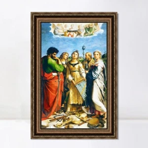 Lienzo enmarcado serie de impresión de giclee #172 por Raphael arte de pared 20"x28" - Imagen 1 de 5