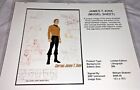 Star Trek laminiert seltene Promo-Mappe Seite James T Kirk