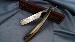 Navaja de afeitar única salvaje damasco desierto de Wacker SOLINGEN 6/8 XXI siglo - Imagen 1 de 7