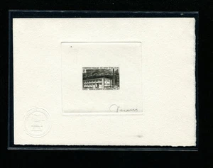 Afars and Issas1968 RadioTVCommunications Scott 324 SignedSunkenDieArtistProof  - Picture 1 of 1