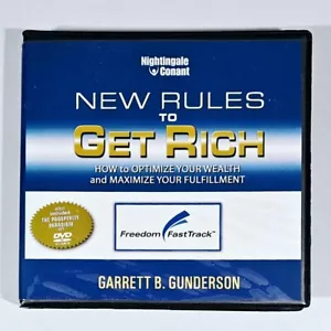 11-CD/DVD Set NEW RULES TO GET RICH Gunderson Erfolg Reichtum Vermögen Ökonomie - Bild 1 von 2