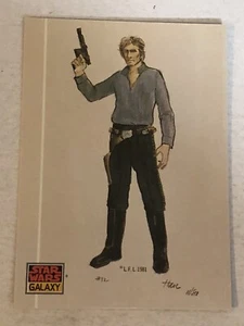 Tarjeta coleccionable Star Wars Galaxy #30 diseño de Star Wars princesa Leia - Imagen 1 de 2